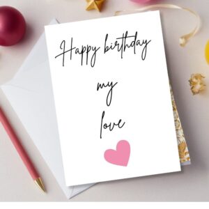 printable birthday card for wife