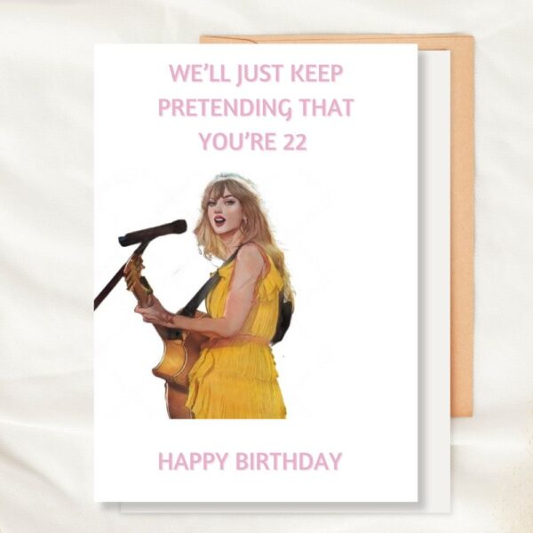 fanmade singing taylor swift birthday card